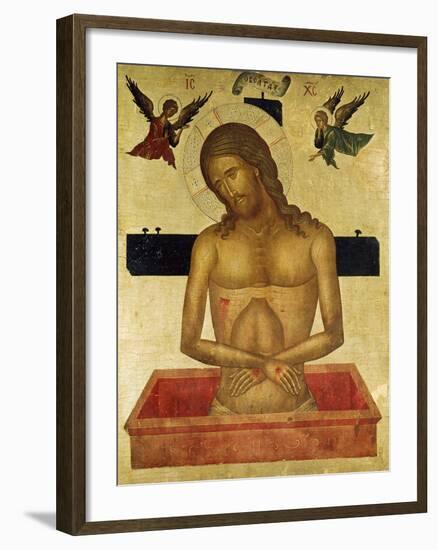 Icon Depicting Christ in the Tomb-null-Framed Giclee Print