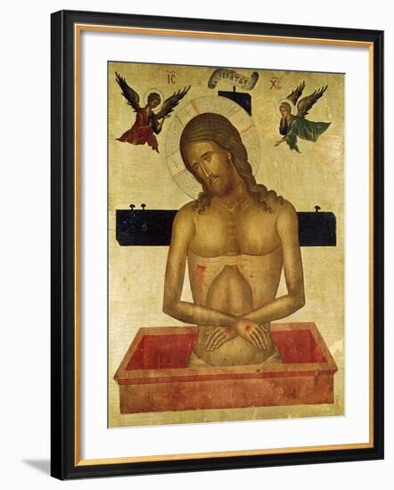 Icon Depicting Christ in the Tomb-null-Framed Giclee Print