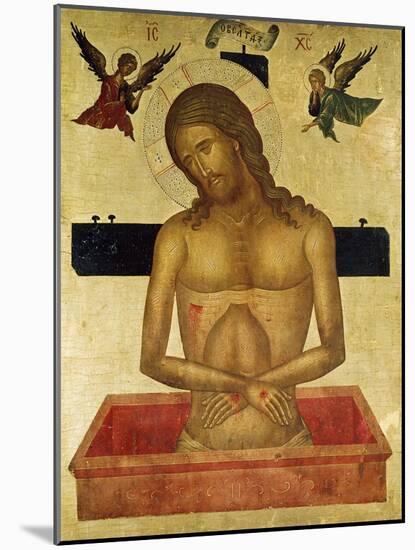 Icon Depicting Christ in the Tomb-null-Mounted Giclee Print