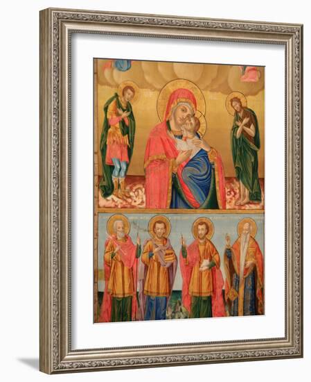 Icon in Saint Dimitrios Orthodox Church, Thessaloniki, Macedonia, Greece, Europe-Godong-Framed Photographic Print