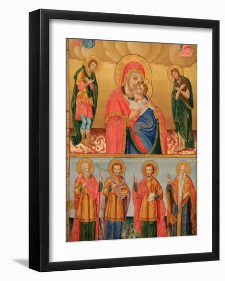 Icon in Saint Dimitrios Orthodox Church, Thessaloniki, Macedonia, Greece, Europe-Godong-Framed Photographic Print
