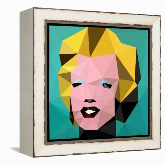 Icon Marilyn-Enrico Varrasso-Framed Stretched Canvas