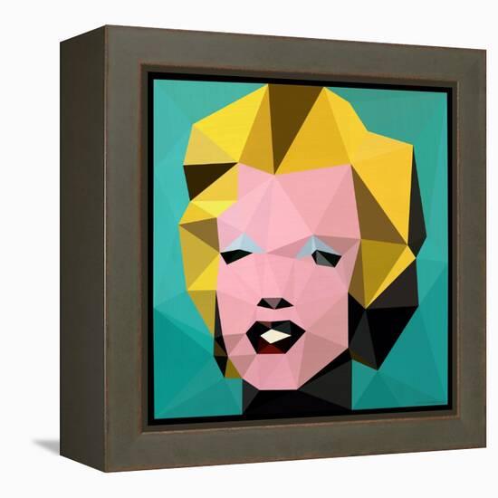 Icon Marilyn-Enrico Varrasso-Framed Stretched Canvas