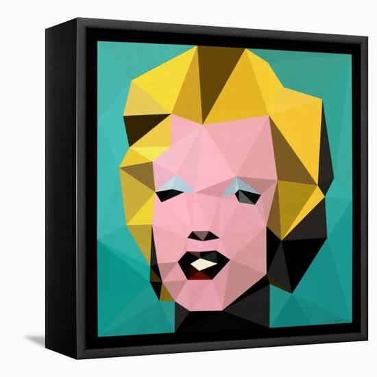 Icon Marilyn-Enrico Varrasso-Framed Stretched Canvas