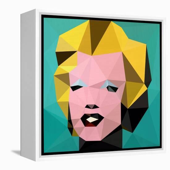 Icon Marilyn-Enrico Varrasso-Framed Stretched Canvas