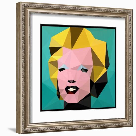 Icon Marilyn-Enrico Varrasso-Framed Art Print