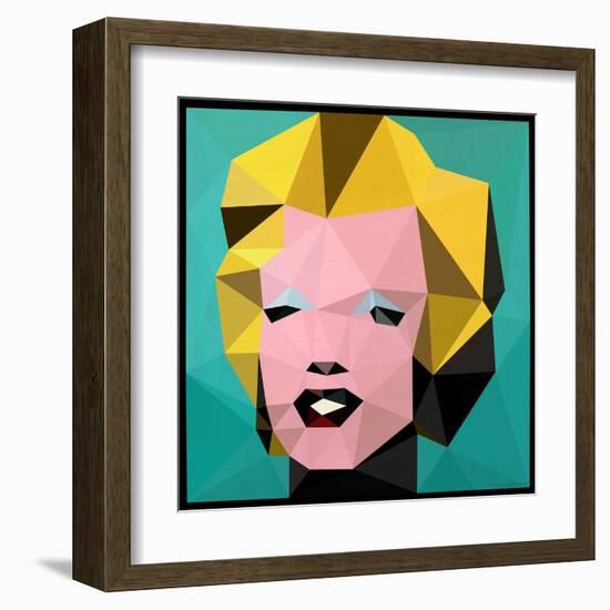 Icon Marilyn-Enrico Varrasso-Framed Art Print