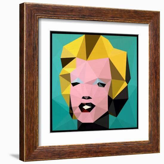 Icon Marilyn-Enrico Varrasso-Framed Art Print