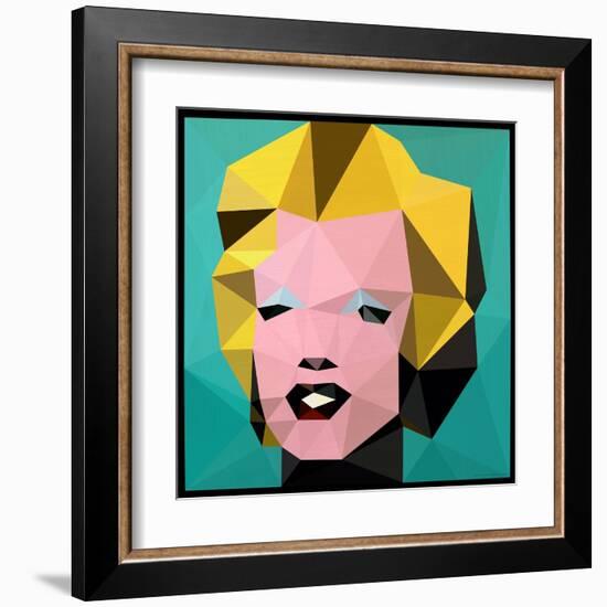 Icon Marilyn-Enrico Varrasso-Framed Art Print