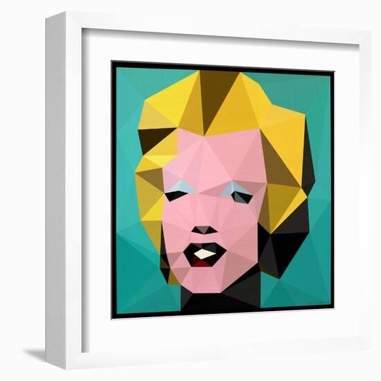 Icon Marilyn-Enrico Varrasso-Framed Art Print