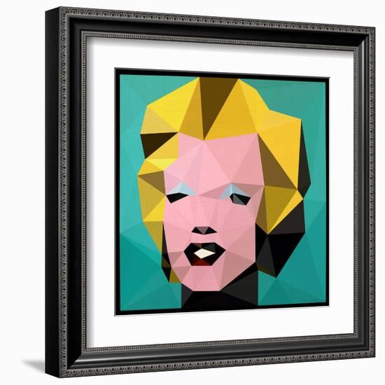 Icon Marilyn-Enrico Varrasso-Framed Art Print