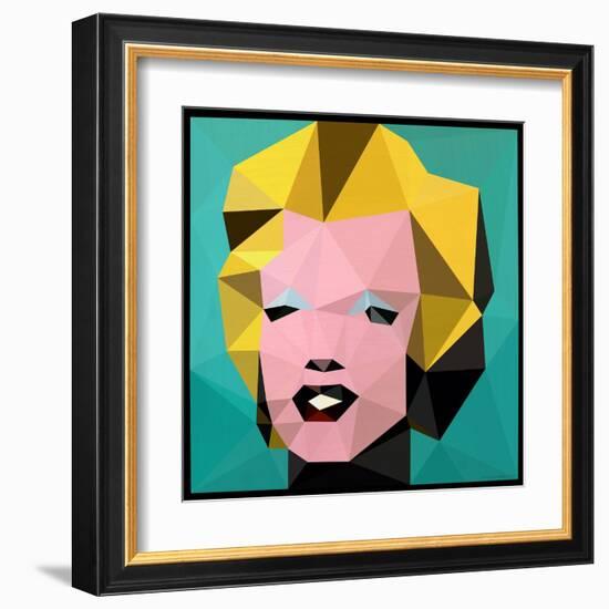 Icon Marilyn-Enrico Varrasso-Framed Art Print