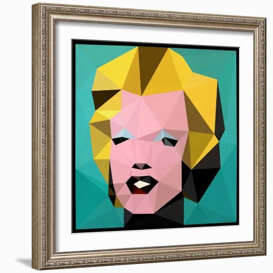 Icon Marilyn-Enrico Varrasso-Framed Art Print