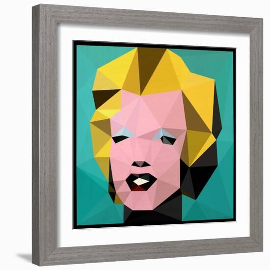 Icon Marilyn-Enrico Varrasso-Framed Art Print