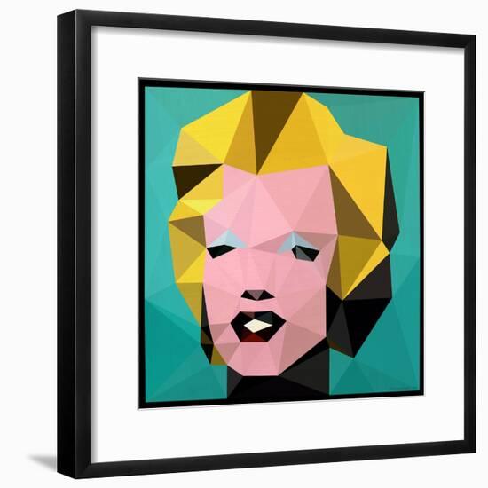 Icon Marilyn-Enrico Varrasso-Framed Art Print