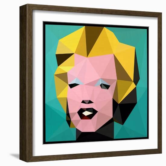 Icon Marilyn-Enrico Varrasso-Framed Art Print