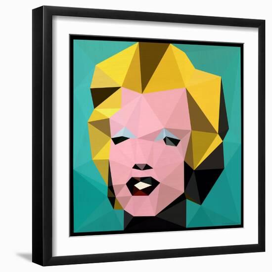 Icon Marilyn-Enrico Varrasso-Framed Art Print