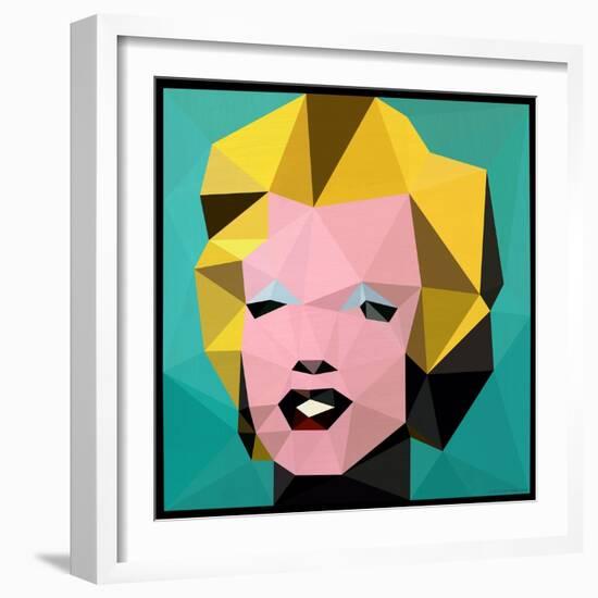 Icon Marilyn-Enrico Varrasso-Framed Art Print
