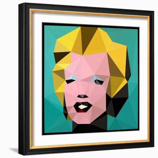 Icon Marilyn-Enrico Varrasso-Framed Art Print