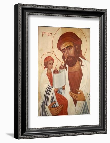 Icon of Jesus as a Jew, Emmaus-Nicopolis-Godong-Framed Photographic Print