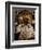 Icon of Jesus Christ Decorated with Gold, Silver and Precious Stones-null-Framed Giclee Print