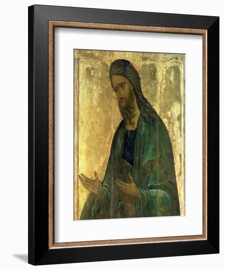 Icon of St. John the Baptist-Andrei Rublev-Framed Giclee Print