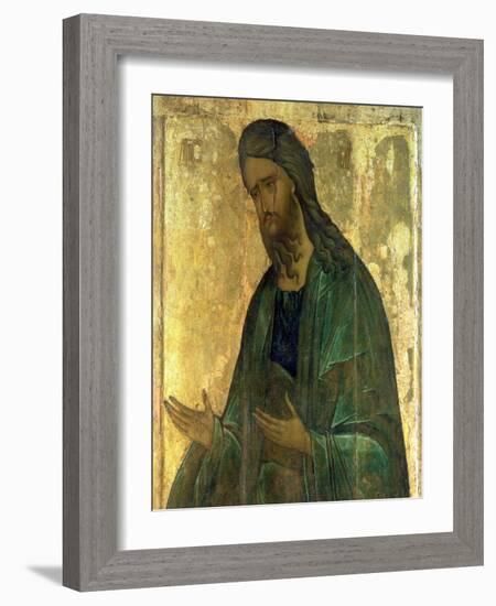 Icon of St. John the Baptist-Andrei Rublev-Framed Giclee Print