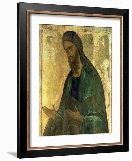 Icon of St. John the Baptist-Andrei Rublev-Framed Giclee Print