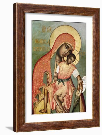 Icon of the Virgin Eleousa of Kykkos-Simon Ushakov-Framed Giclee Print