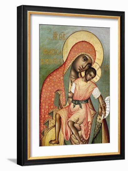 Icon of the Virgin Eleousa of Kykkos-Simon Ushakov-Framed Giclee Print