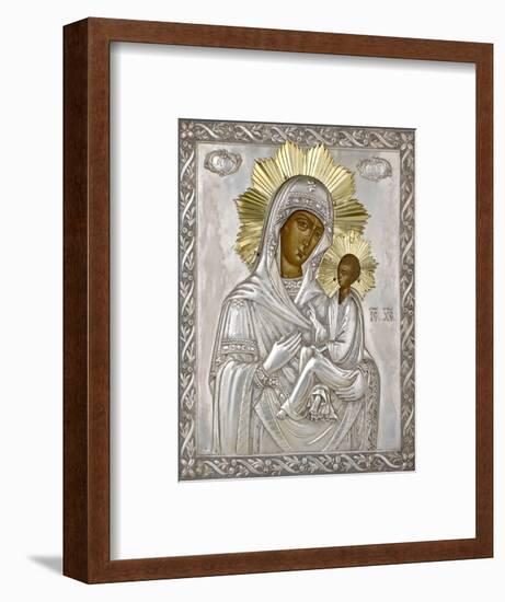 Icon of the Virgin Hodegetria-null-Framed Giclee Print