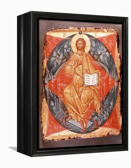 Icon (Tempera on Panel)-Andrei Rublev-Framed Premier Image Canvas