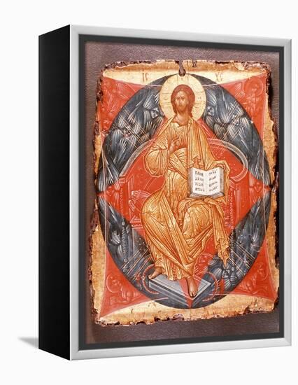 Icon (Tempera on Panel)-Andrei Rublev-Framed Premier Image Canvas