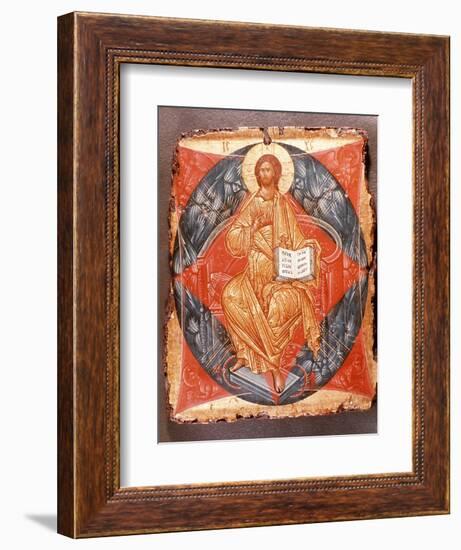 Icon (Tempera on Panel)-Andrei Rublev-Framed Giclee Print