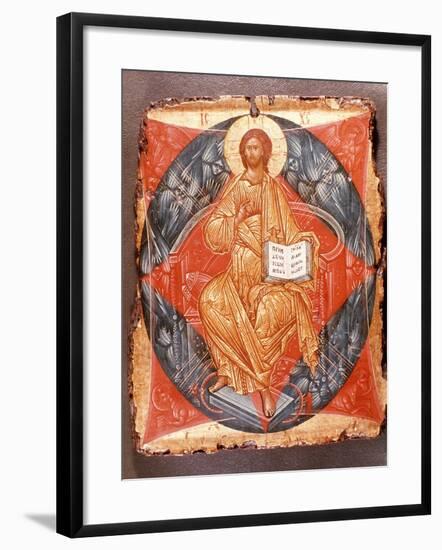 Icon (Tempera on Panel)-Andrei Rublev-Framed Giclee Print