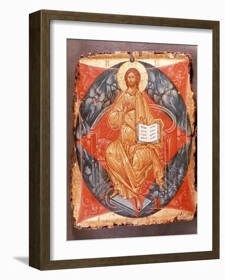 Icon (Tempera on Panel)-Andrei Rublev-Framed Giclee Print