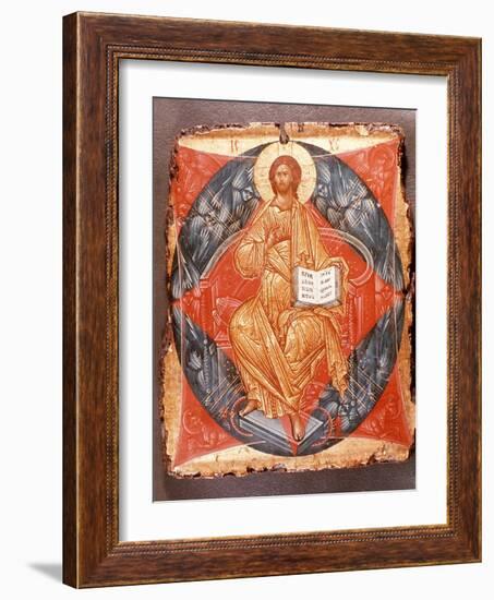 Icon (Tempera on Panel)-Andrei Rublev-Framed Giclee Print