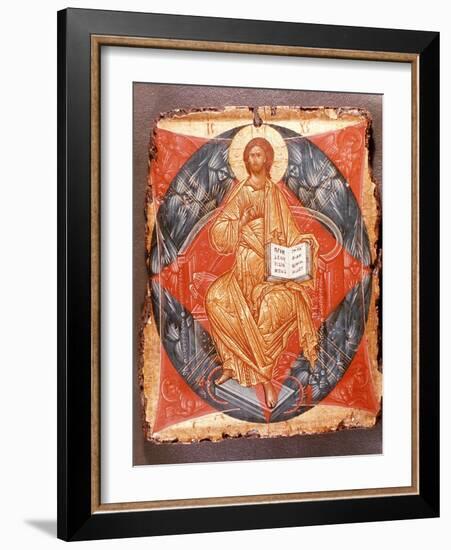 Icon (Tempera on Panel)-Andrei Rublev-Framed Giclee Print