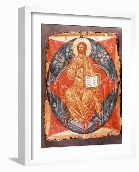 Icon (Tempera on Panel)-Andrei Rublev-Framed Giclee Print