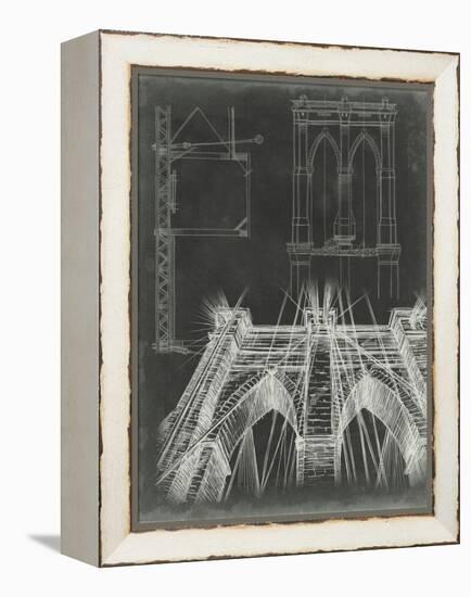 Iconic Blueprint IV-Ethan Harper-Framed Stretched Canvas