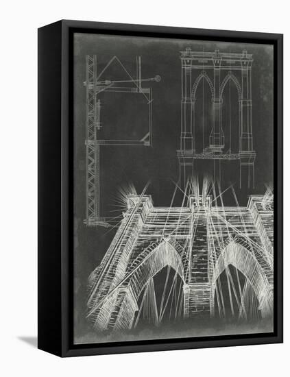 Iconic Blueprint IV-Ethan Harper-Framed Stretched Canvas
