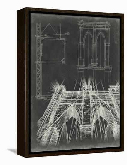 Iconic Blueprint IV-Ethan Harper-Framed Stretched Canvas