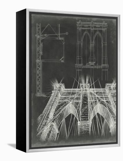 Iconic Blueprint IV-Ethan Harper-Framed Stretched Canvas