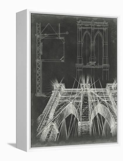 Iconic Blueprint IV-Ethan Harper-Framed Stretched Canvas