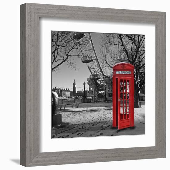 Iconic London I-null-Framed Art Print