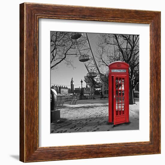 Iconic London I-null-Framed Art Print