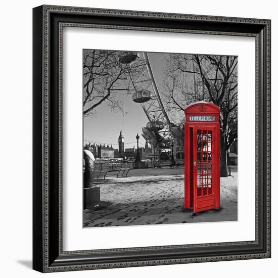 Iconic London I-null-Framed Art Print