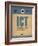 ICT Wichita Luggage Tag I-NaxArt-Framed Art Print