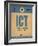 ICT Wichita Luggage Tag I-NaxArt-Framed Art Print