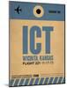 ICT Wichita Luggage Tag I-NaxArt-Mounted Art Print
